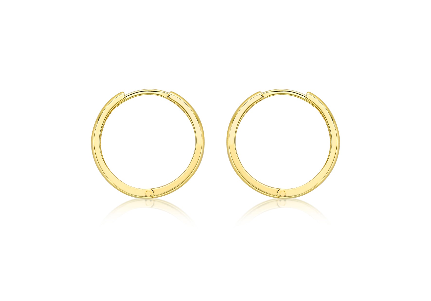 9ct gold Huggy earrings 35223 - Armin Lowe Jewellers