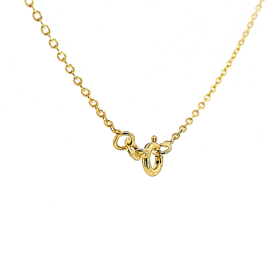 9ct gold flat trace chain 18"/46cm 36618 - Armin Lowe Jewellers