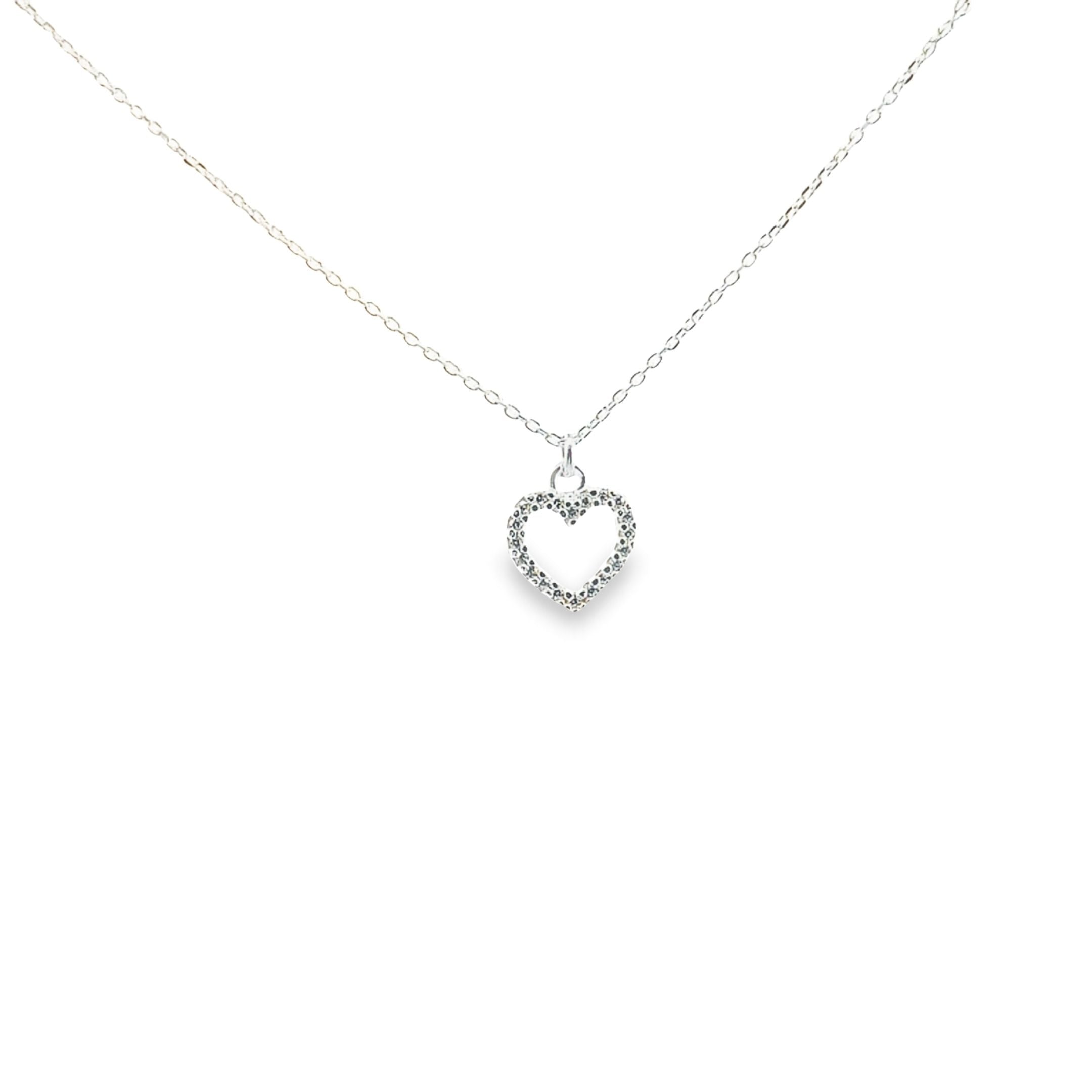 CZ Heart pendant 36683 - Armin Lowe Jewellers