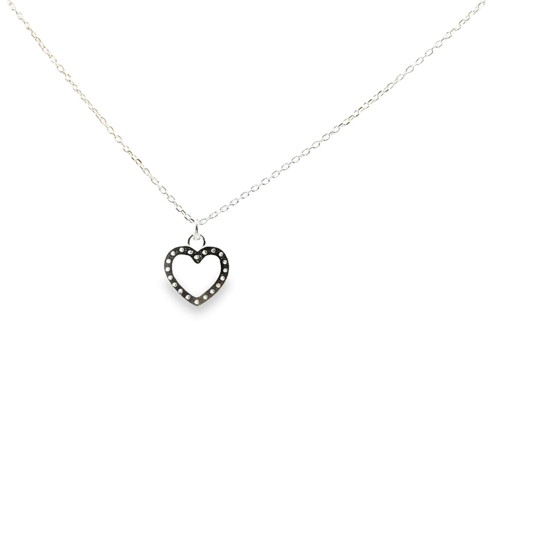 CZ Heart pendant 36683 - Armin Lowe Jewellers