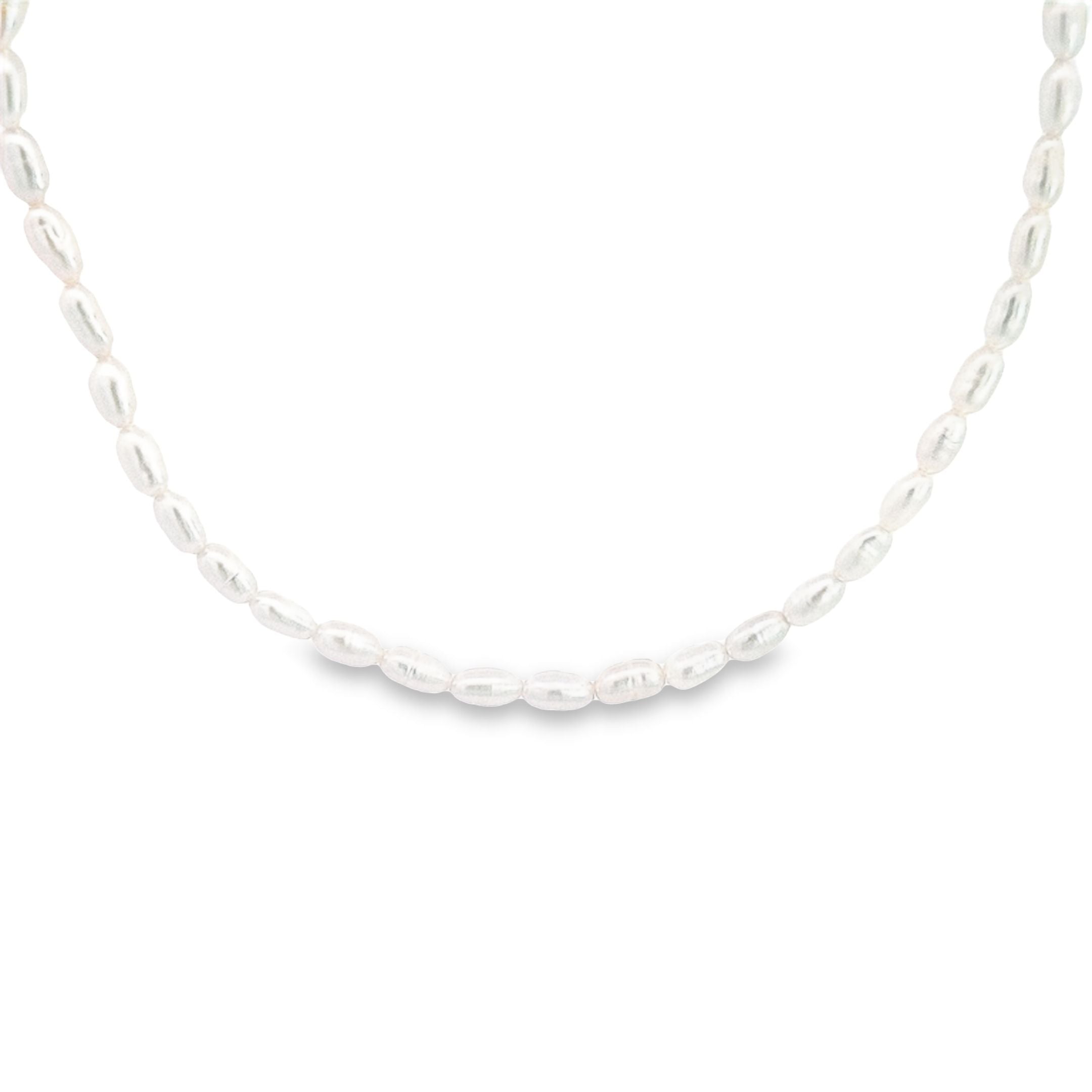 Rice pearl necklace 36659 - Armin Lowe Jewellers