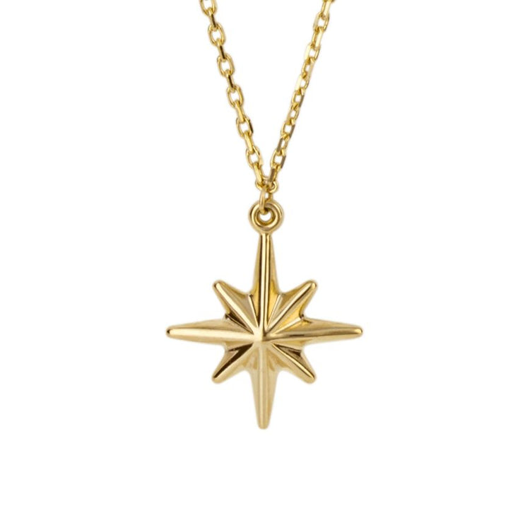 Starburst Necklace In 9ct Yellow Gold 36800 - Armin Lowe Jewellers