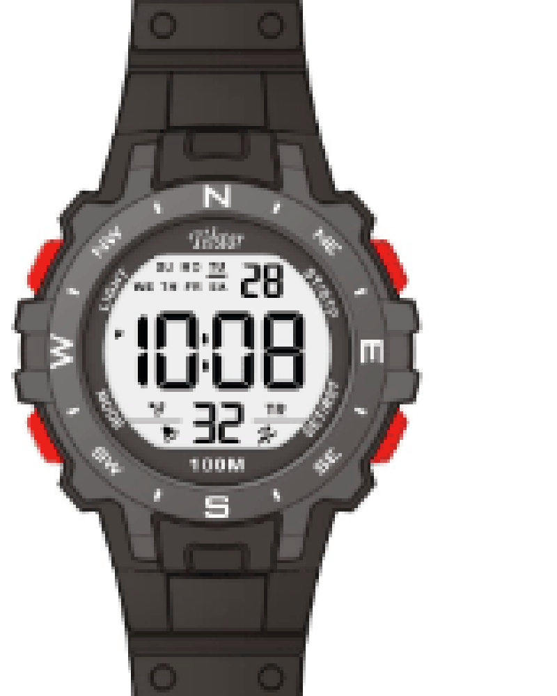 Telstar M6010 RKR LCD digital sports watch 37462 - Armin Lowe Jewellers