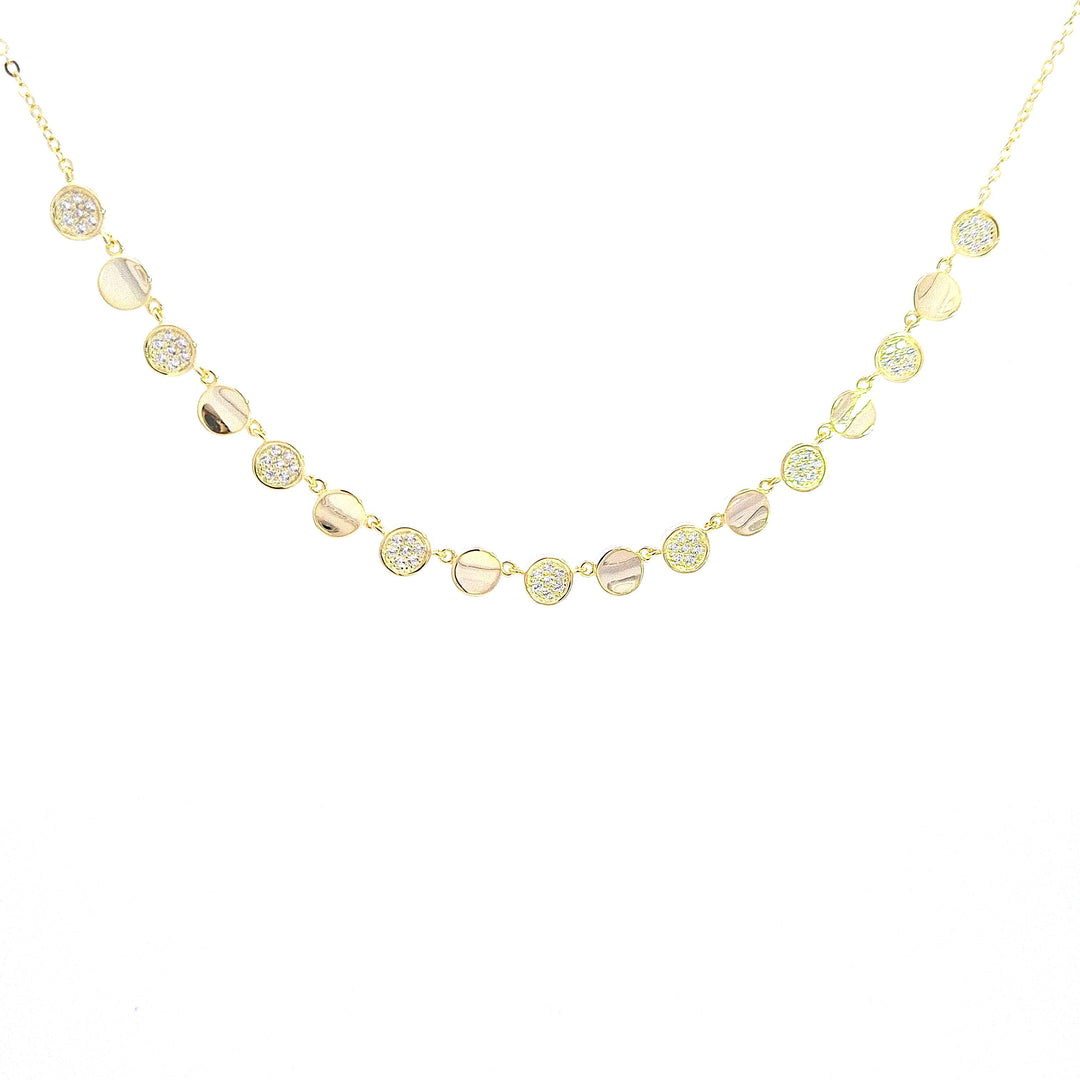 Multi Disc necklace 37665