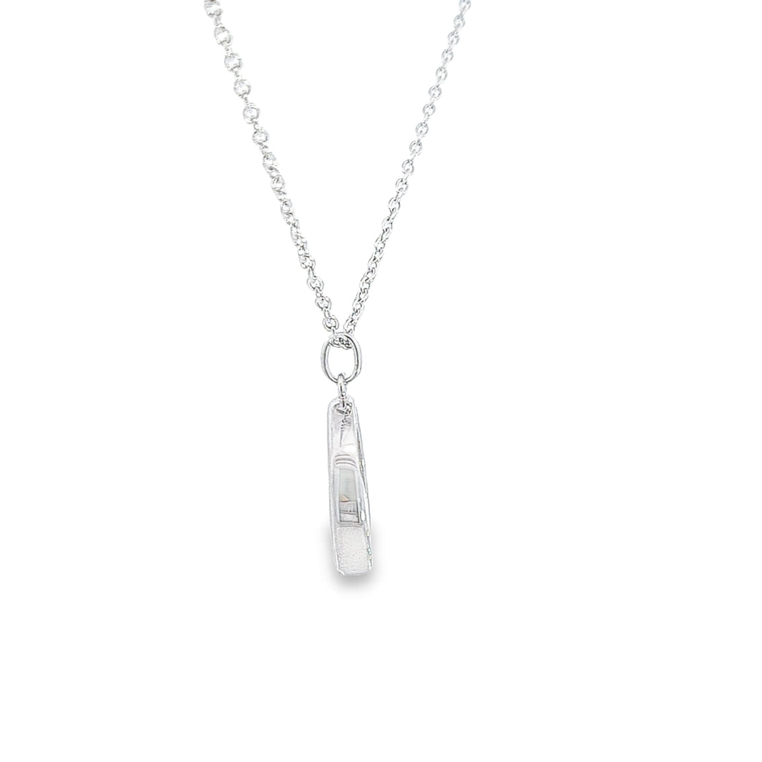 Sterling silver pearl pendant 36969 - Armin Lowe Jewellers