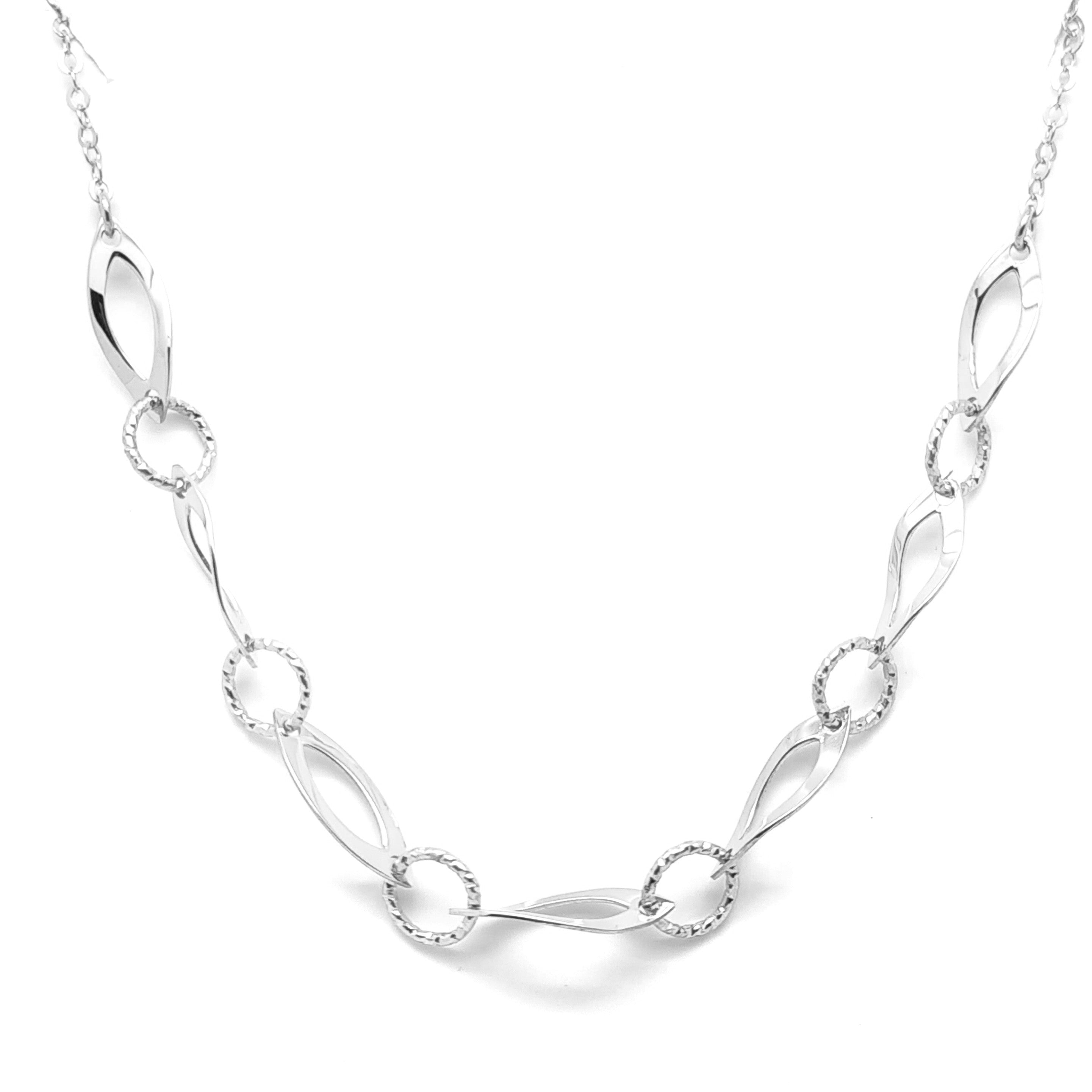 Sterling silver necklace 36974 - Armin Lowe Jewellers