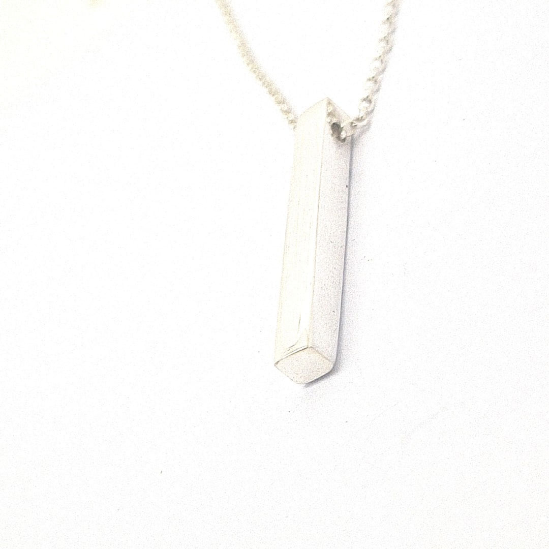 Engravable Rectangular Bar Pendant 36442 - Armin Lowe Jewellers