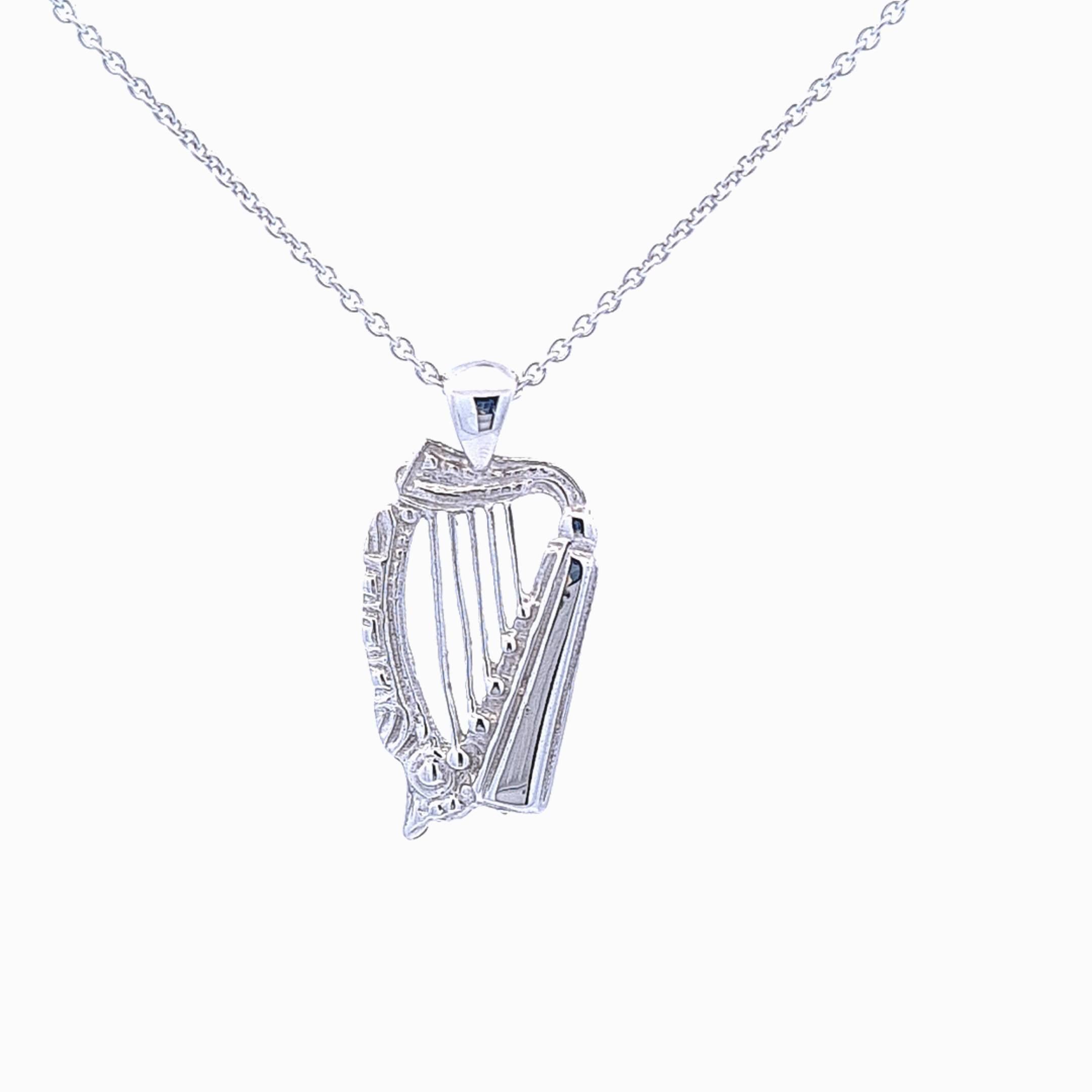 Harp pendant 37336 - Armin Lowe Jewellers