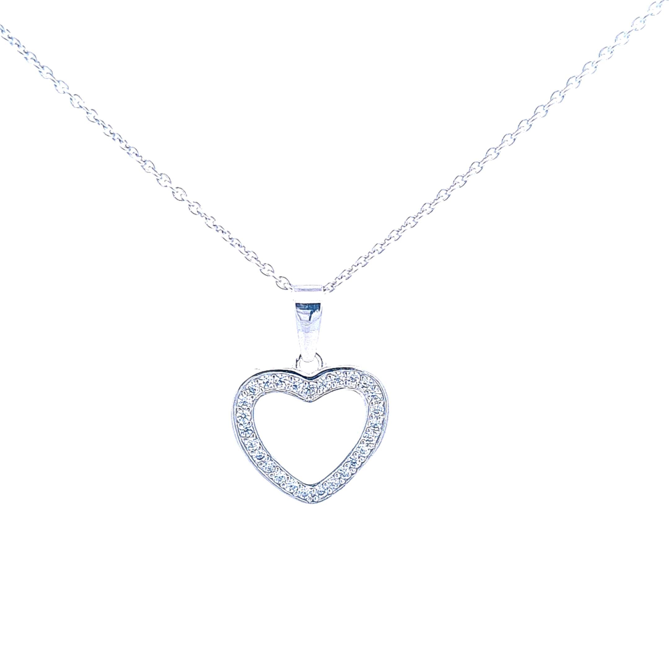 Open Heart pendant 37262 - Armin Lowe Jewellers