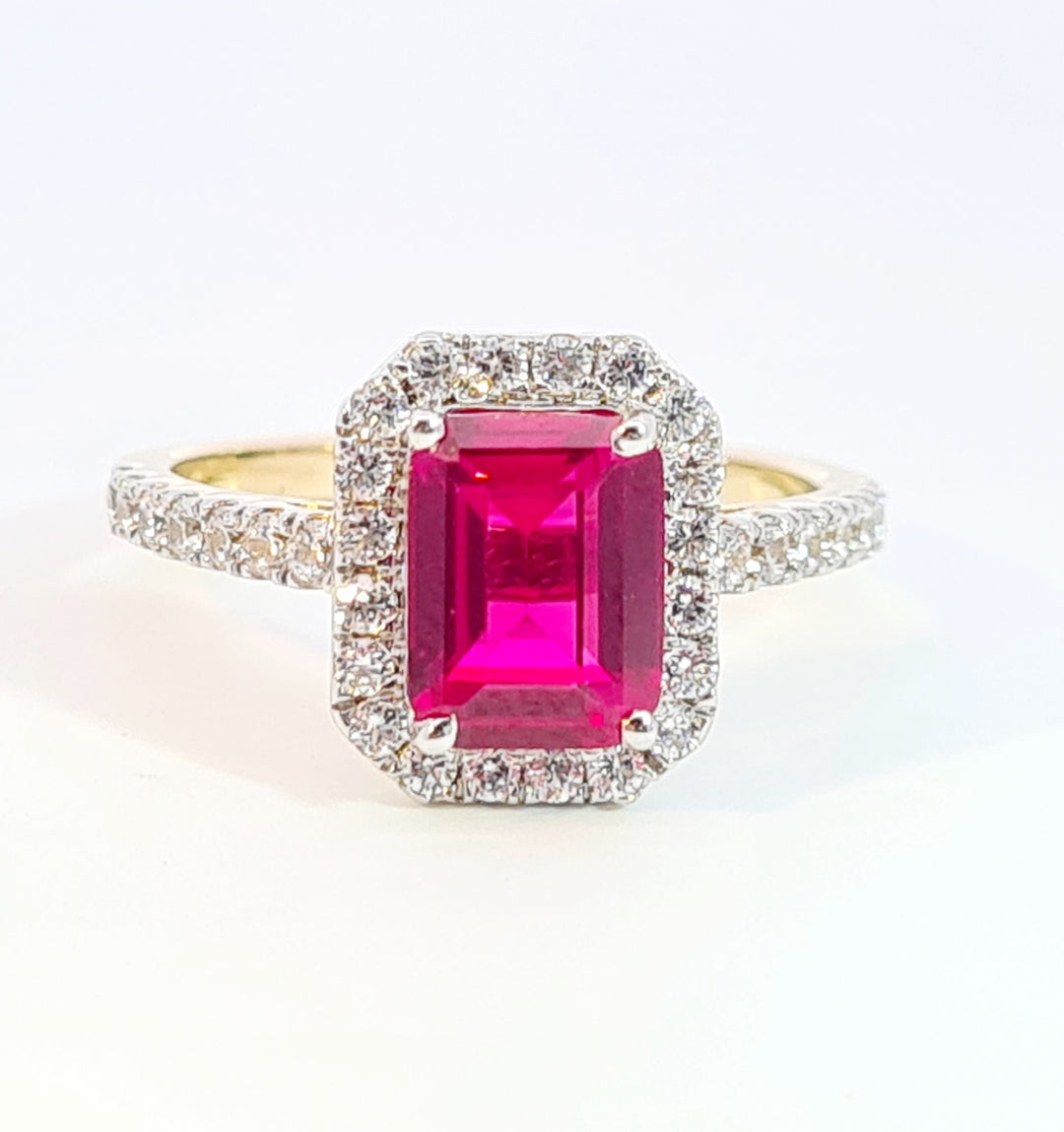 Halo cluster wed fit ring 36723 - Armin Lowe Jewellers