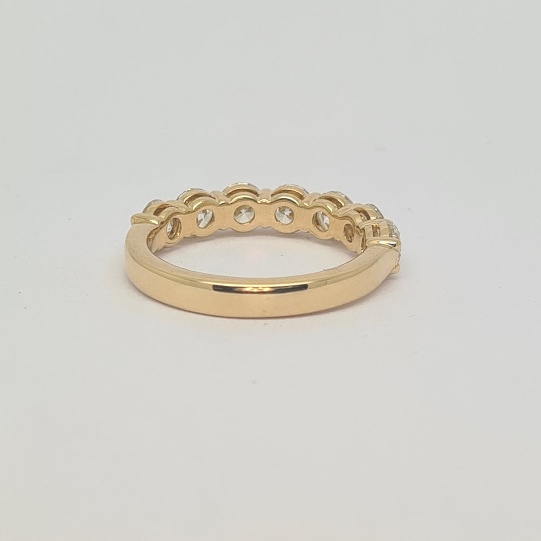 Diamond 7 stone Eternity ring 37485 - Armin Lowe Jewellers