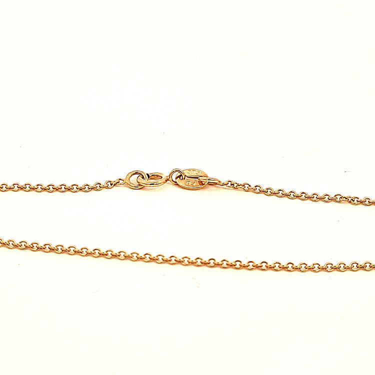 Gold 20"/51cm cable chain 36651 - Armin Lowe Jewellers