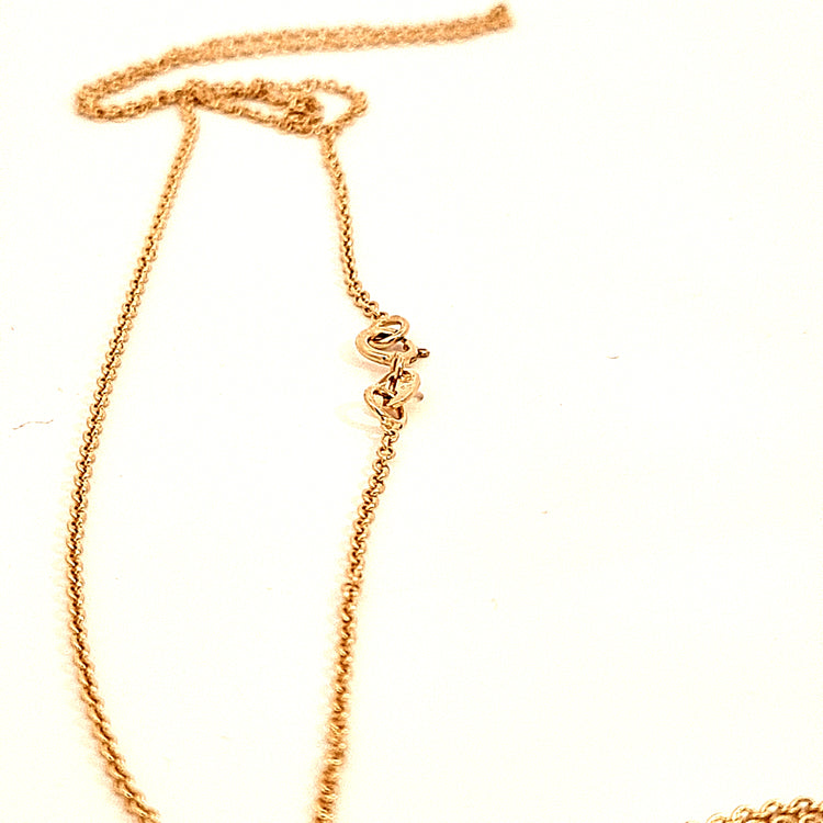 Gold 20"/51cm cable chain 36651 - Armin Lowe Jewellers