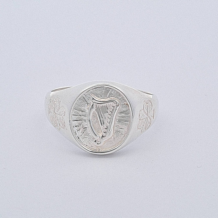 Gents Harp Signet ring 36628 - Armin Lowe Jewellers