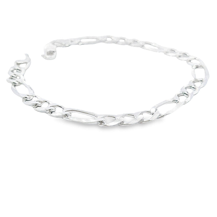 Gents 3+1 Figaro curb bracelet 27607 - Armin Lowe Jewellers