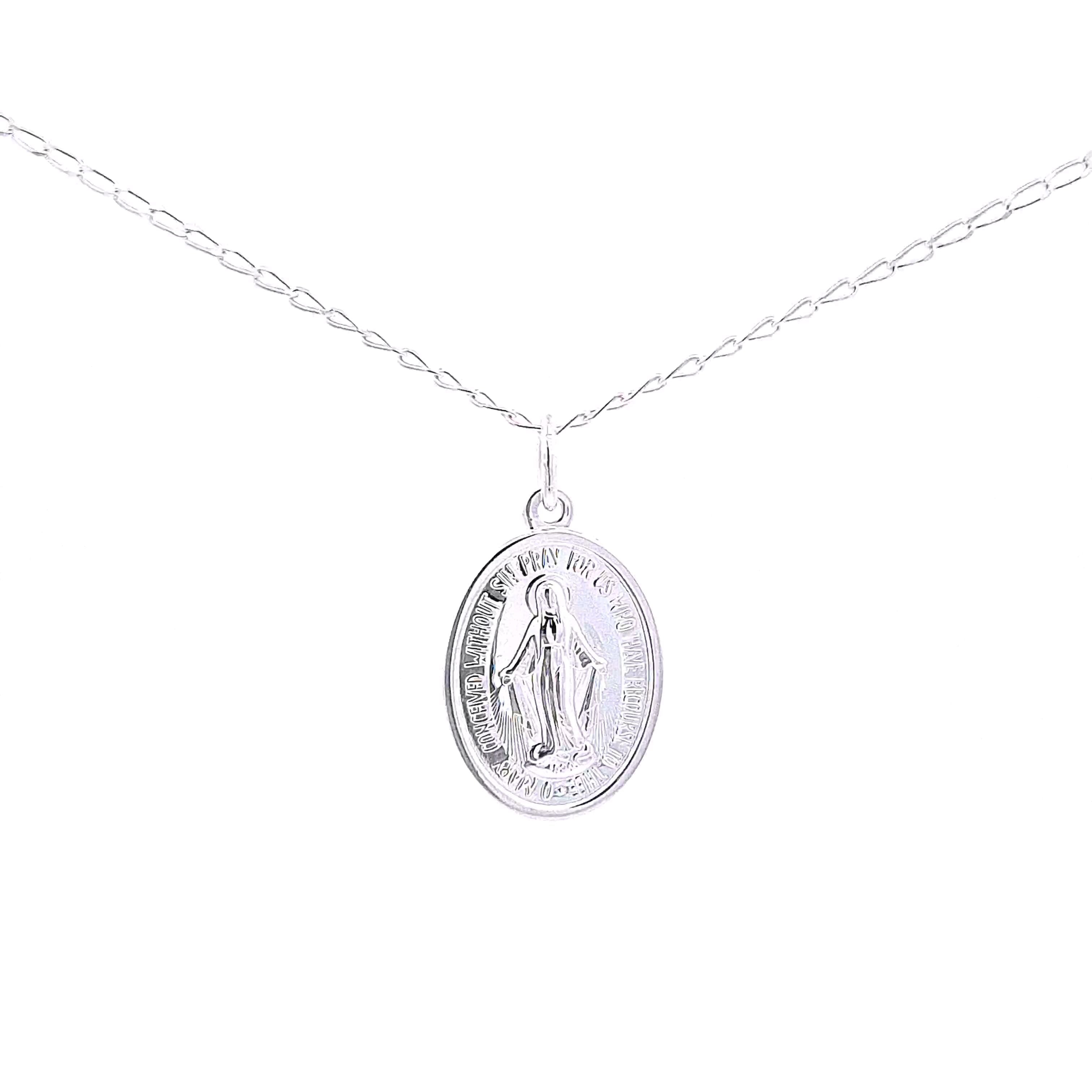 Large Miraculous medal 37482 - Armin Lowe Jewellers