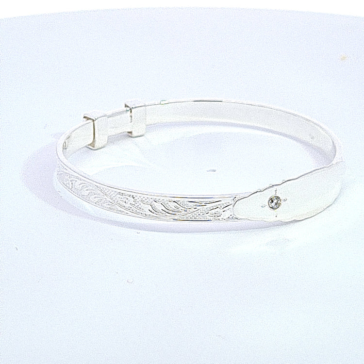 Baby Christening Bangle 36669 - Armin Lowe Jewellers