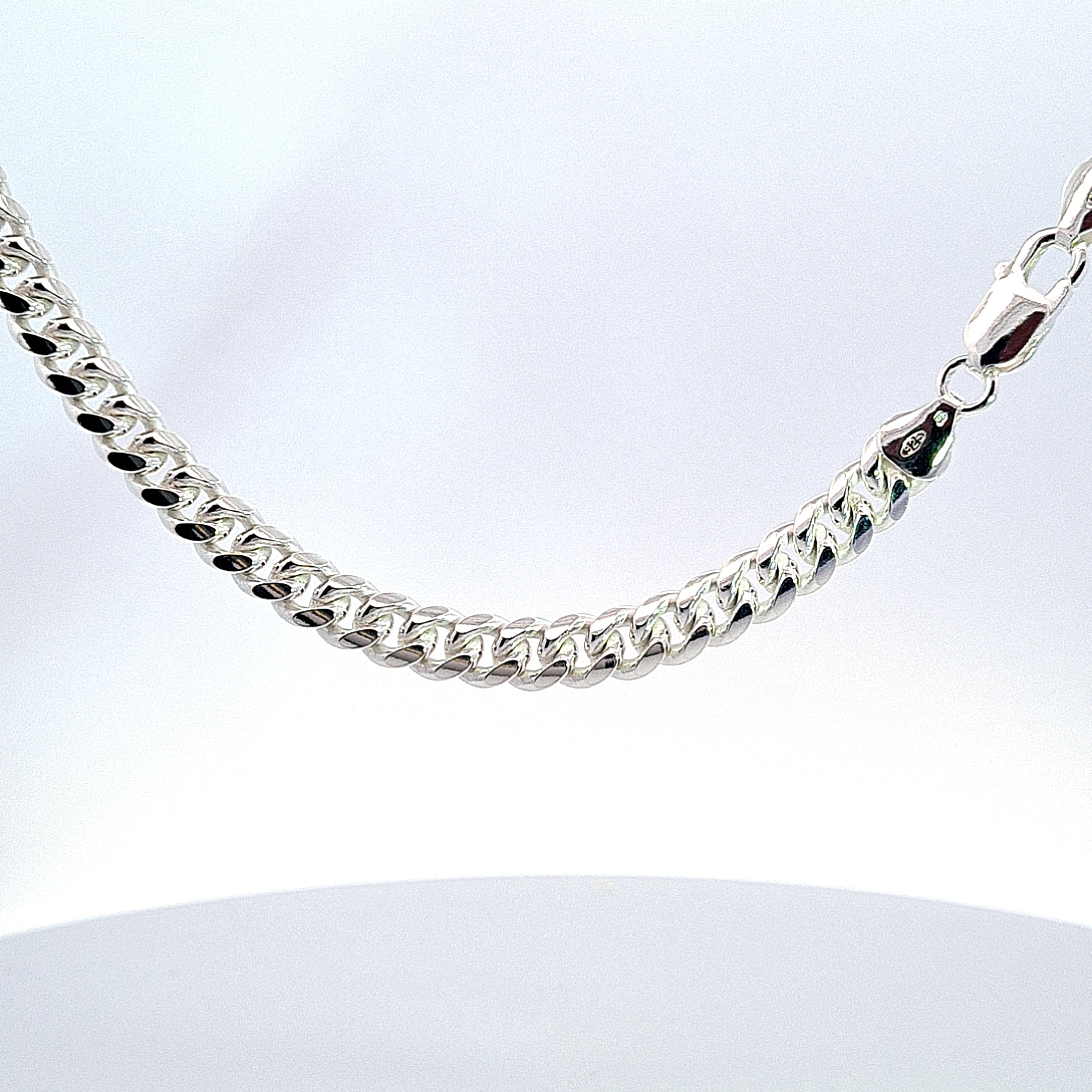 7mm Cuban curb gents 20"/51cm chain 36470 - Armin Lowe Jewellers