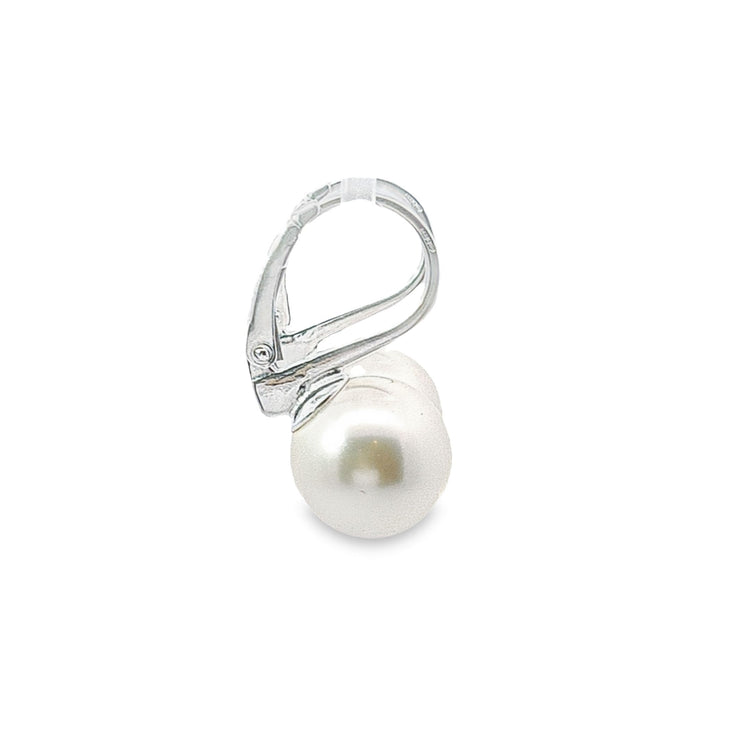 Large Pearl drop earrings 36684 - Armin Lowe Jewellers