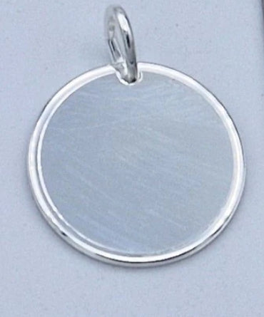 16mm polished disc pendant 37448 - Armin Lowe Jewellers