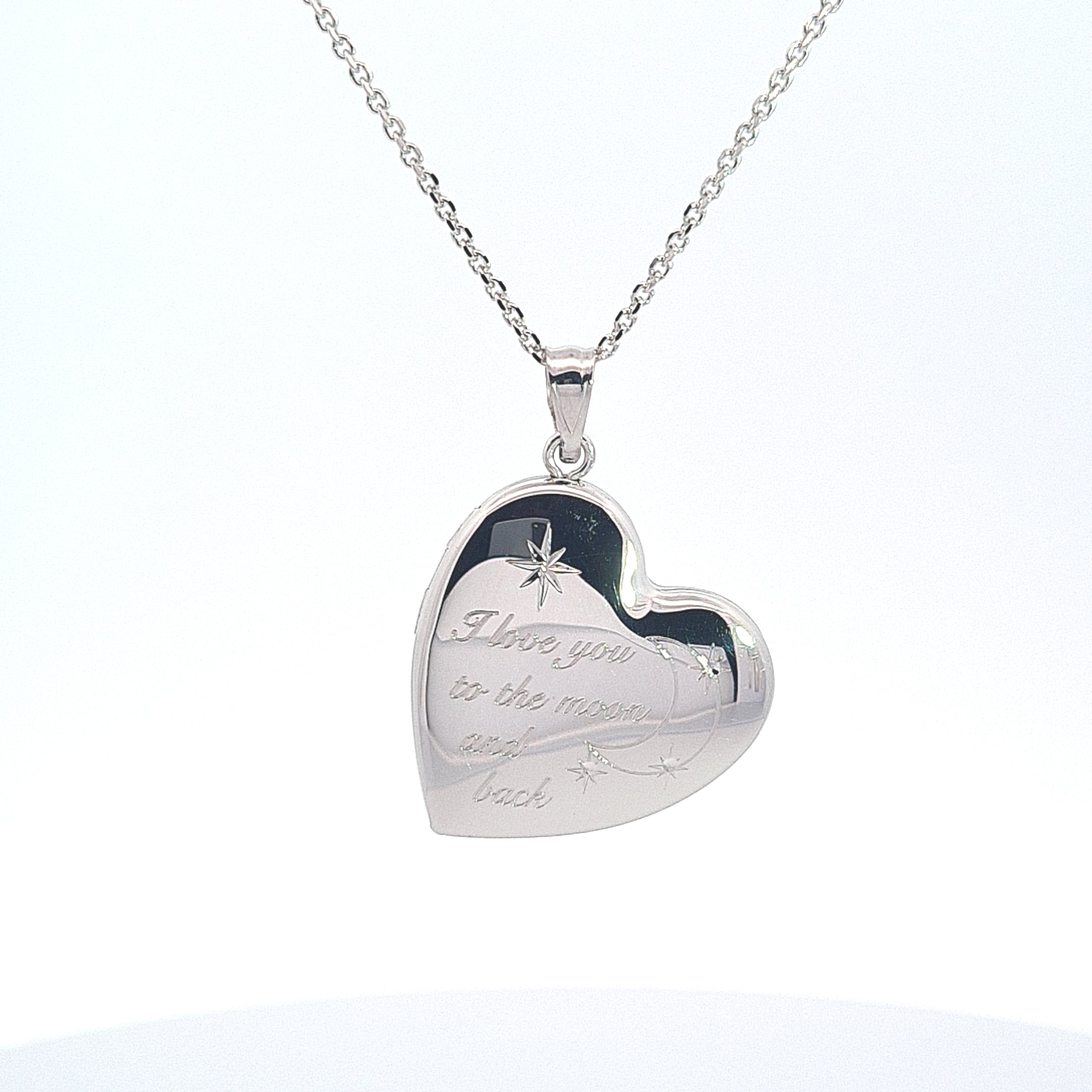 I love you to the moon and back locket 36713 - Armin Lowe Jewellers