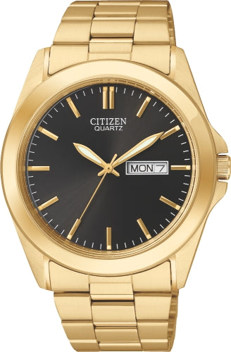 Citizen BF0580-51F gents Gold toned quartz Classic watch 37466 - Armin Lowe Jewellers