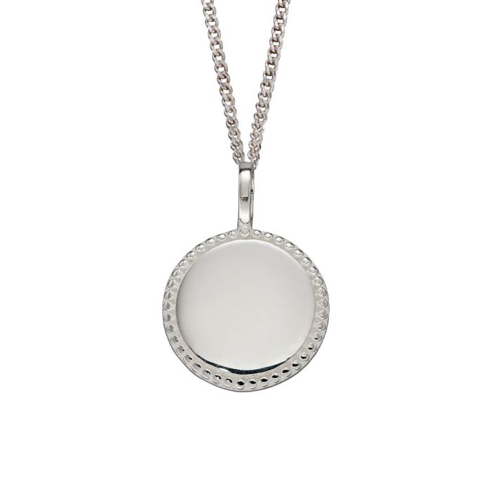 Polished disc ready to personalise 37246 - Armin Lowe Jewellers