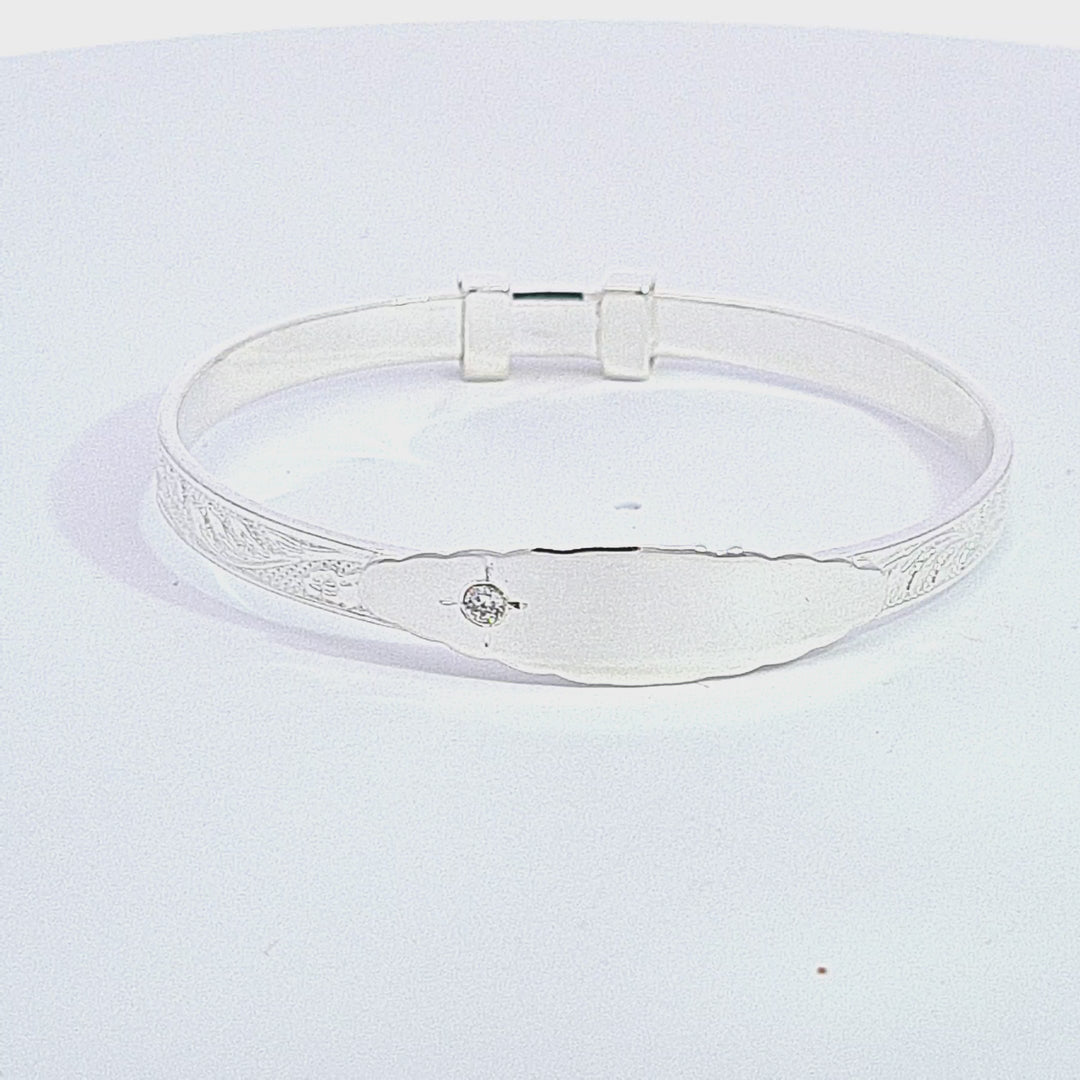 Baby Christening Bangle 36669