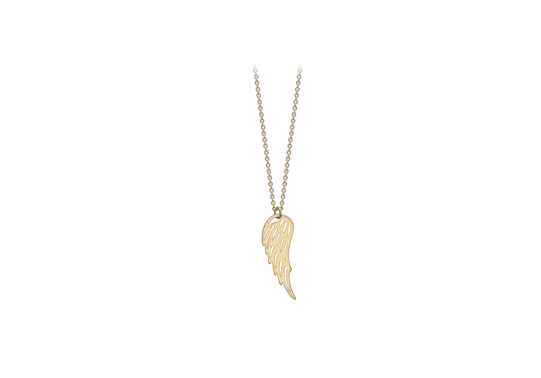 9ct gold Angel wing  cut out pendant 36268 - Armin Lowe Jewellers