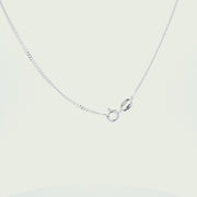 Filed curb link, 1.35mm width 20"/51cm sterling silver chain 27532