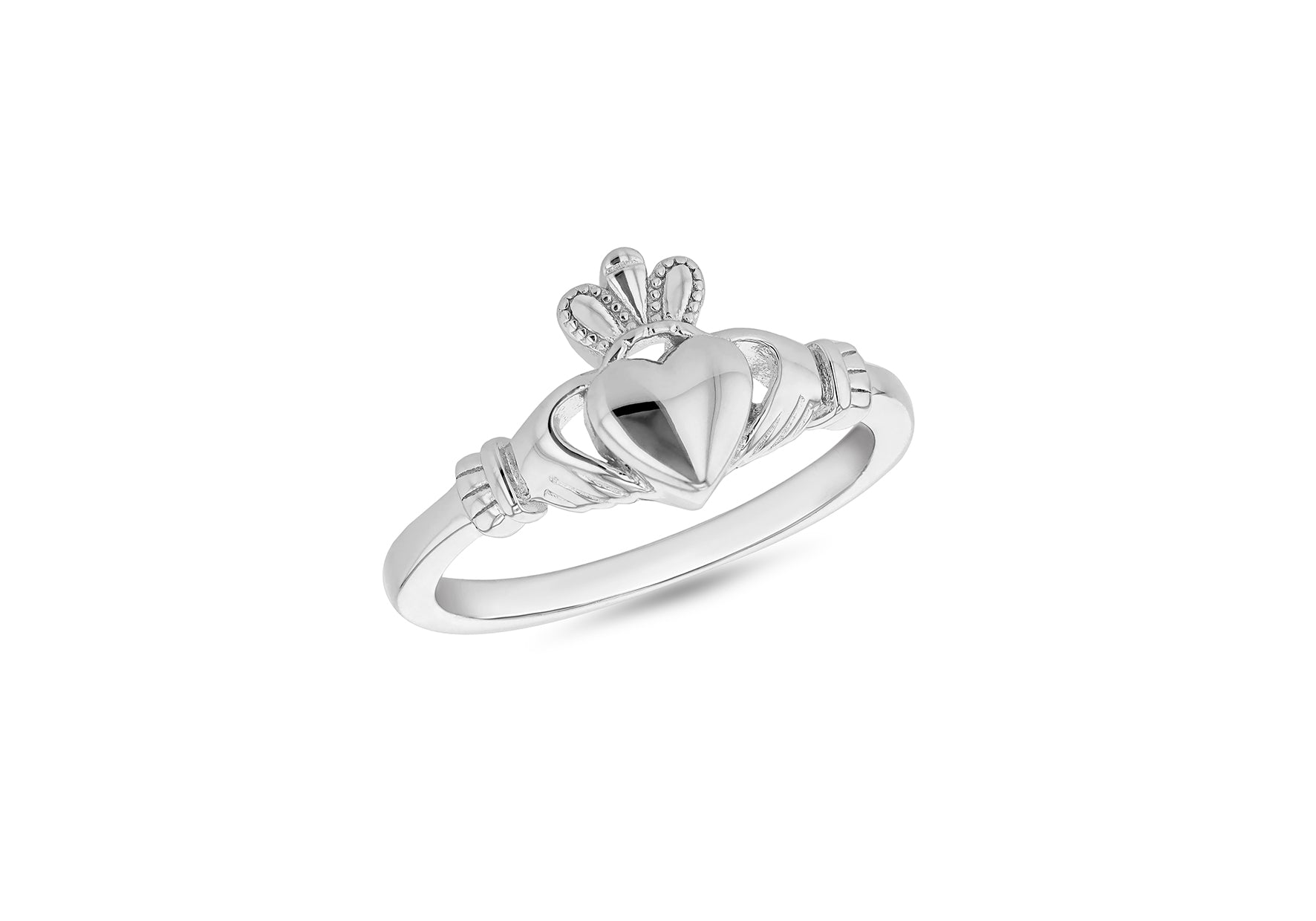 Claddagh ring in sterling silver 36316 - Armin Lowe Jewellers