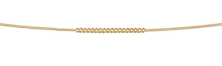 9ct gold lightweight curb link chain 35683 - Armin Lowe Jewellers