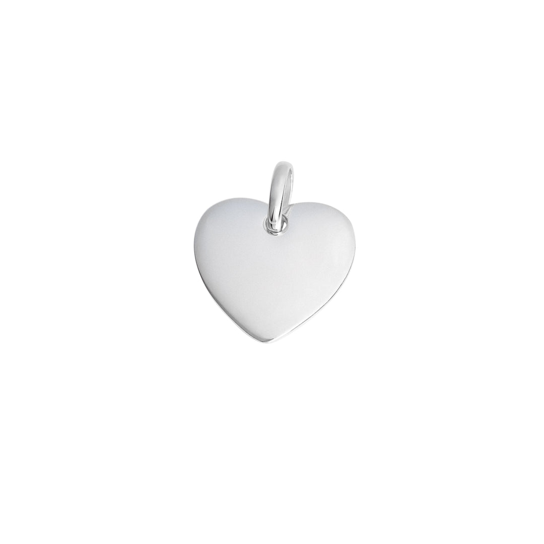 Sterling silver Heart tag 35719 - Armin Lowe Jewellers