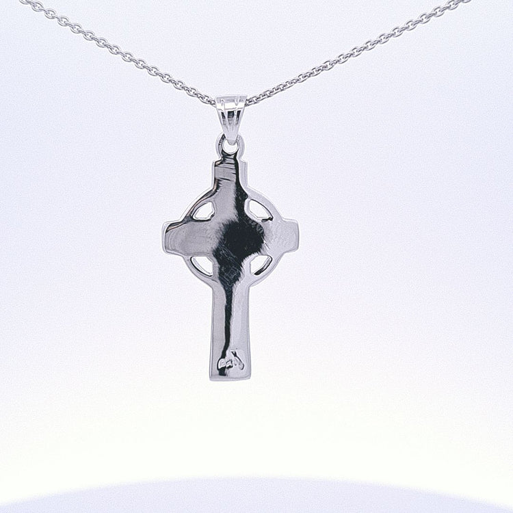 Celtic cross + chain - medium 36219 - Armin Lowe Jewellers