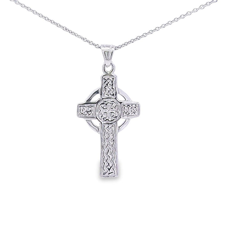 Celtic cross + chain - medium 36219 - Armin Lowe Jewellers