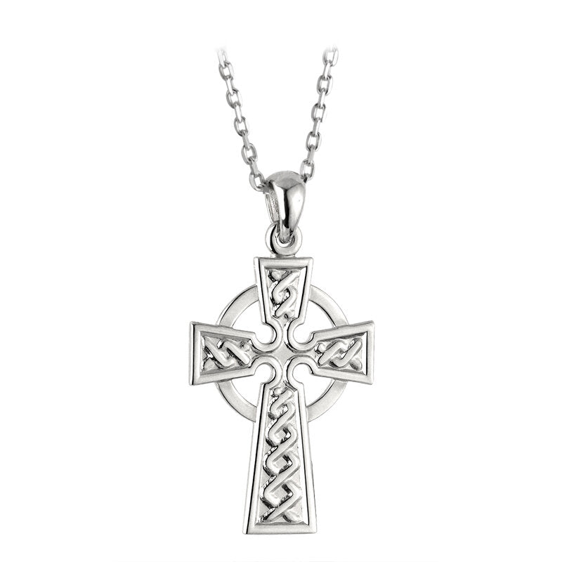 Small Celtic cross + chain 25779 - Armin Lowe Jewellers