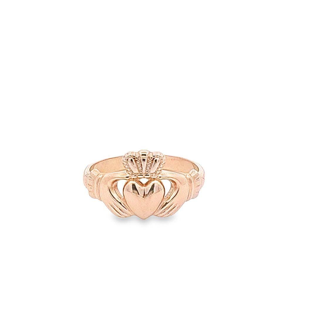 9ct heavy ladies Claddagh ring 36251 - Armin Lowe Jewellers