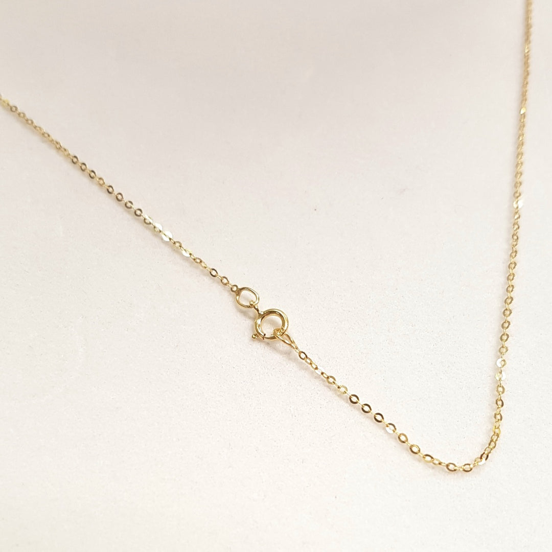 9ct gold 18"/46cm trace chain for pendant 32115 - Armin Lowe Jewellers