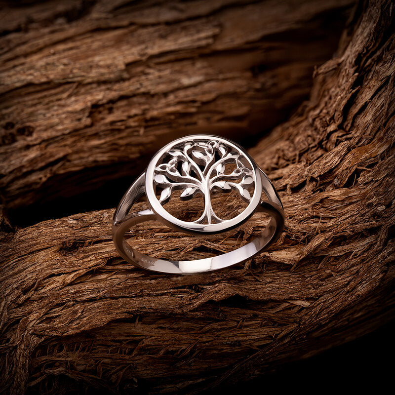 Silver Tree of Life Ring 34511 - Armin Lowe Jewellers